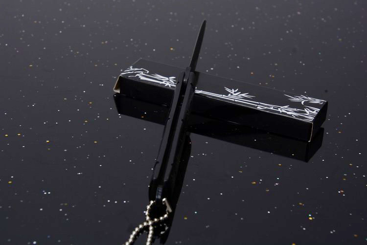 3Cr13 stainless steel blade material no logo Bamboo small size folding knife UD53016G